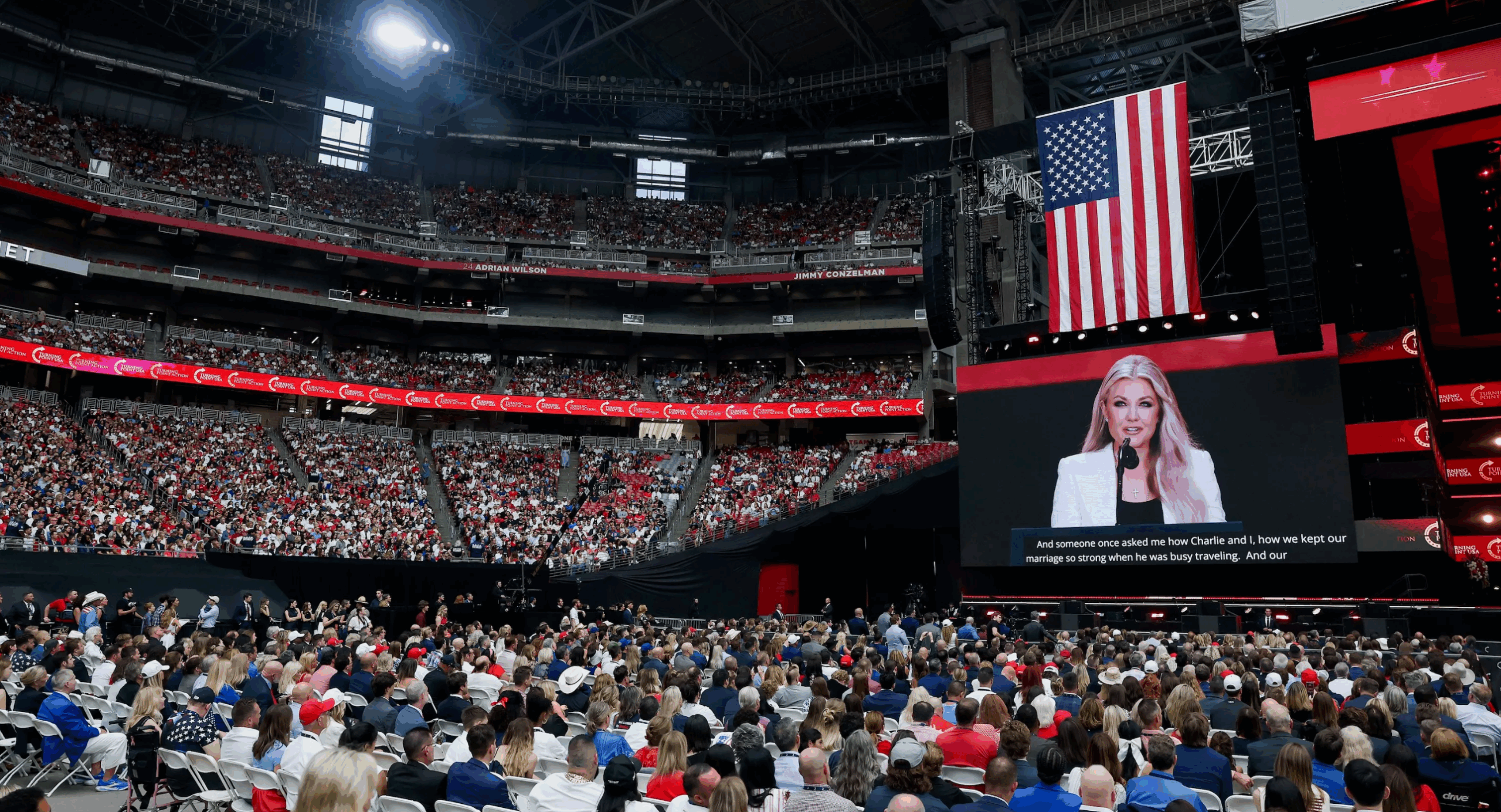 Memorial for Charlie Kirk in Arizona